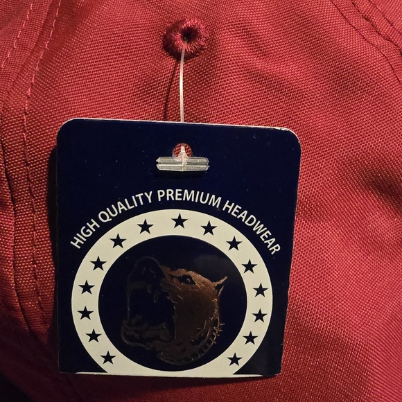 Red Men's Cap - Picture 4 of 5